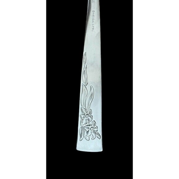 Oneida COBBLESTONE Daffodil Stanhome Stainless Flatware Set 20 - Picture 3 of 4